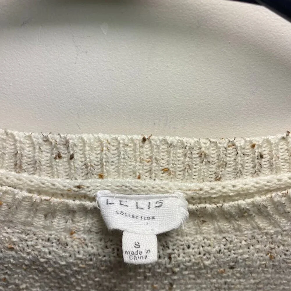 Le Lis Crewneck Cream Sweater